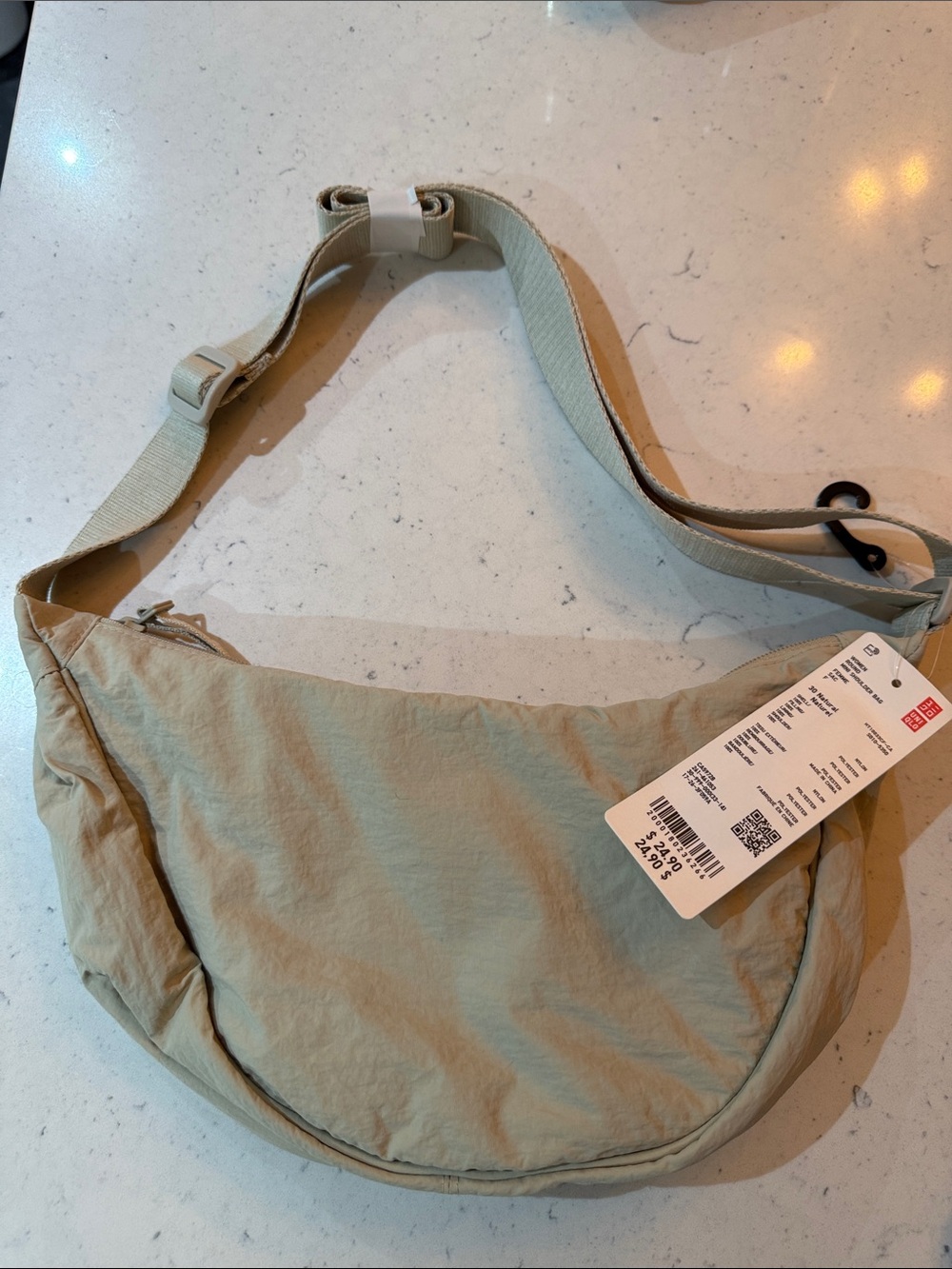 Light Beige Crossbody Bag - UNIQLO